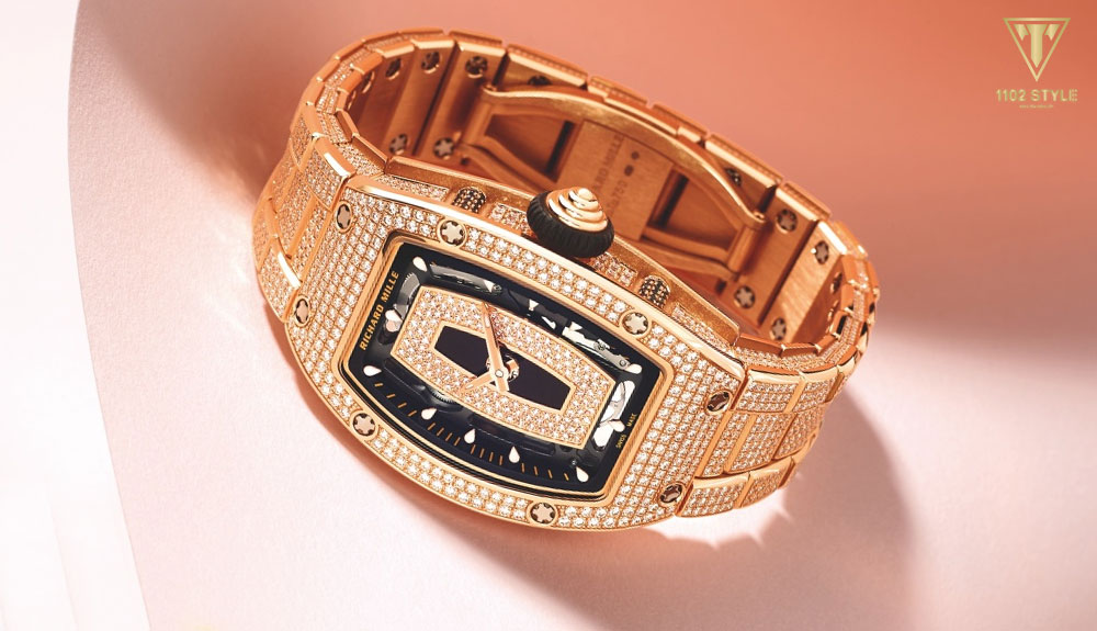 Công nghệ mạ vàng của đồng hồ Richard Mille nữ siêu cấp rất hiện đại