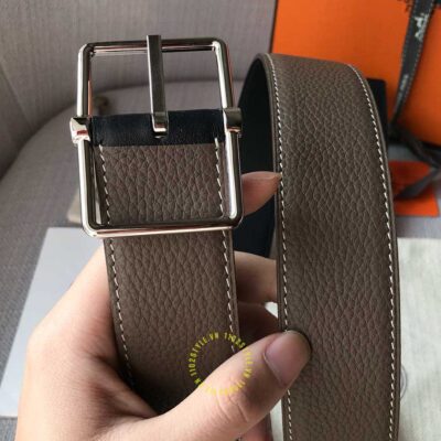 Độ hoàn thiện của thắt lưng Hermes khóa bạc Like Auth