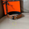 Thắt lưng Hermes 2 mặt khóa bạc Like Auth