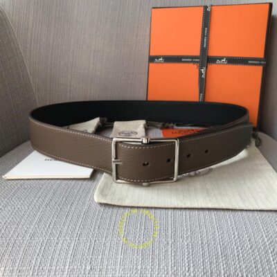 Thắt lưng Hermes khóa bạc Like Auth