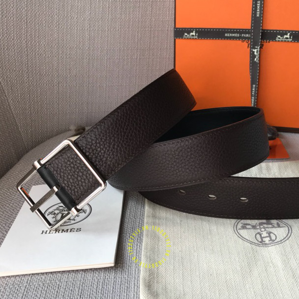 Thắt lưng Hermes khóa ghi dây đen Like Auth sở hữu thiết kế tối giản