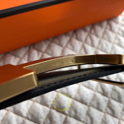 Thắt lưng Hermes dây đen sần Like Auth