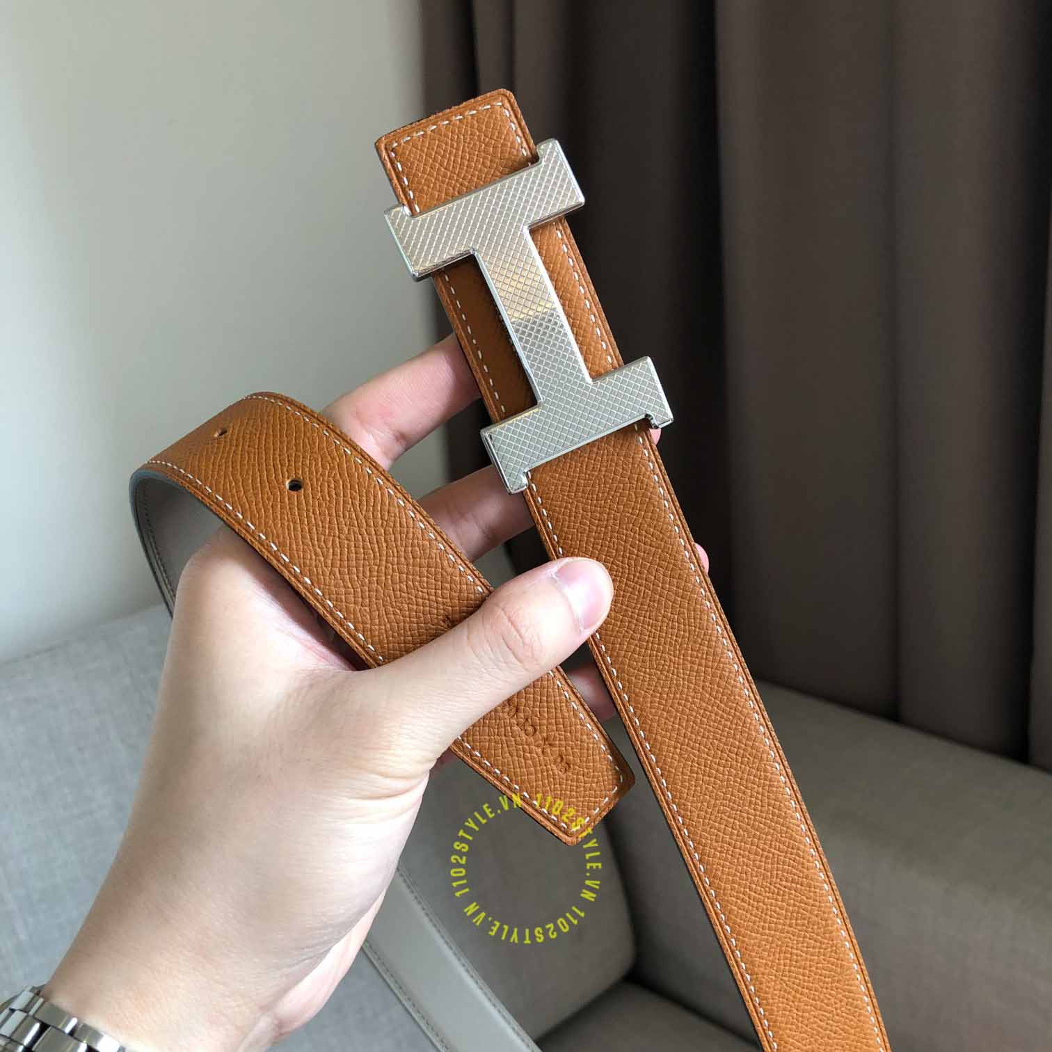 Đánh giá về thiết kế của thắt lưng nam Hermes