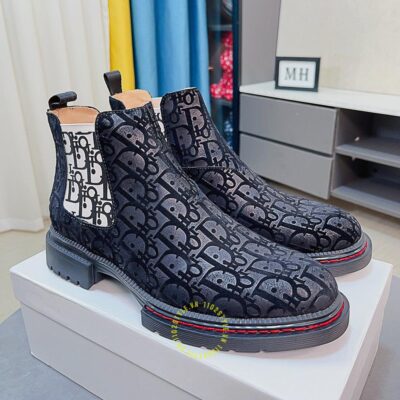 giày chelsea boot dior nam