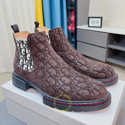 giày chelsea boot dior nam