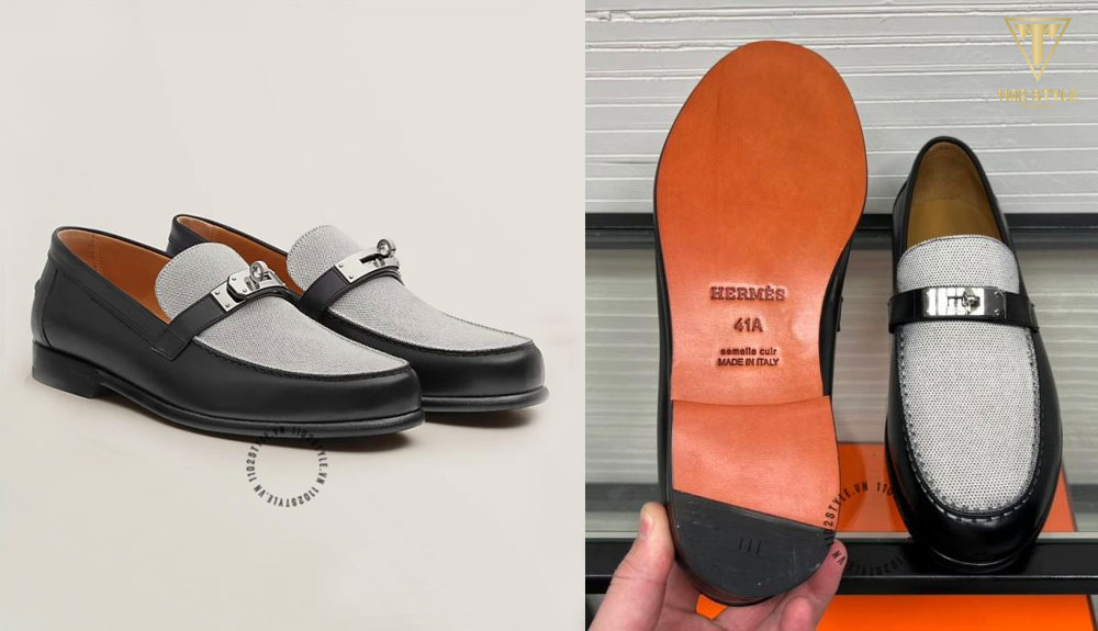 Giày lười Hermes hàng hiệu like auth sức hấp dẫn không thể chối từ