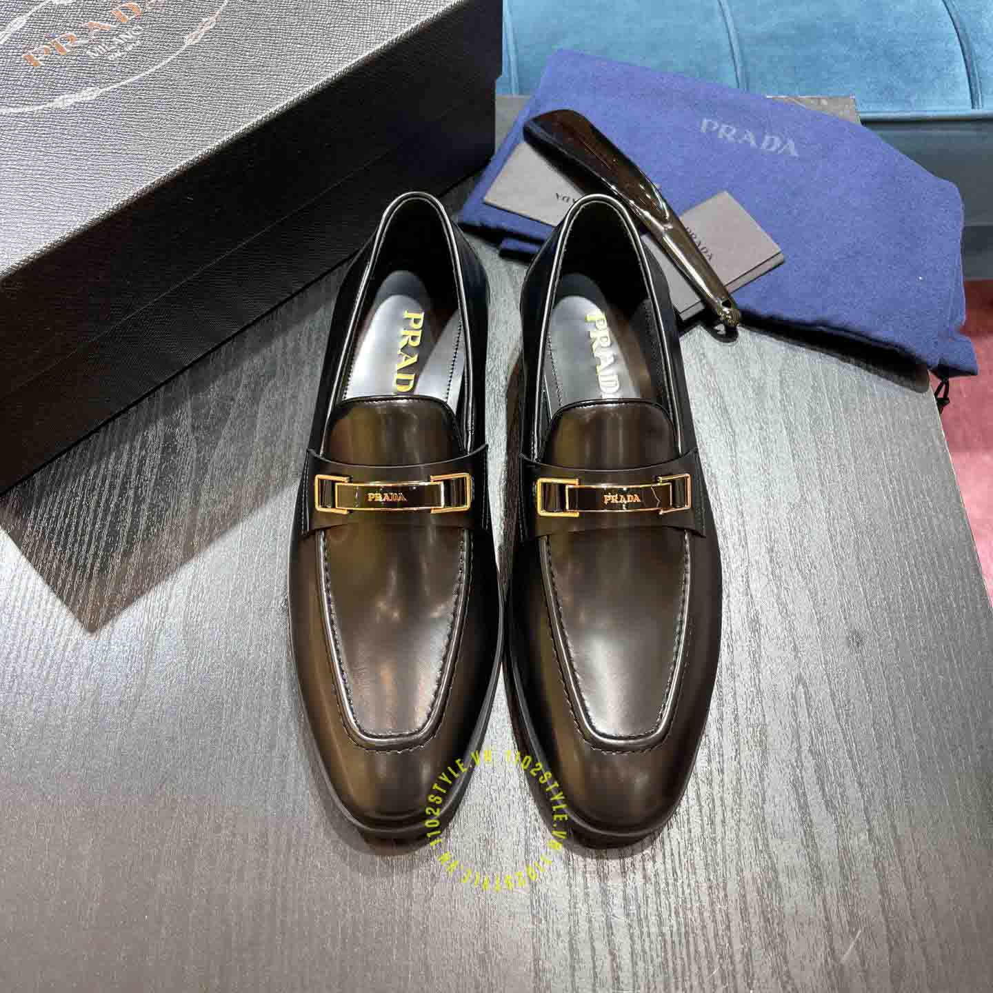 giày lười loafer nam prada