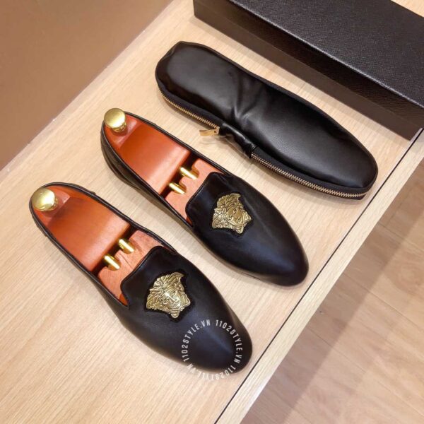 Giày loafer nam versace