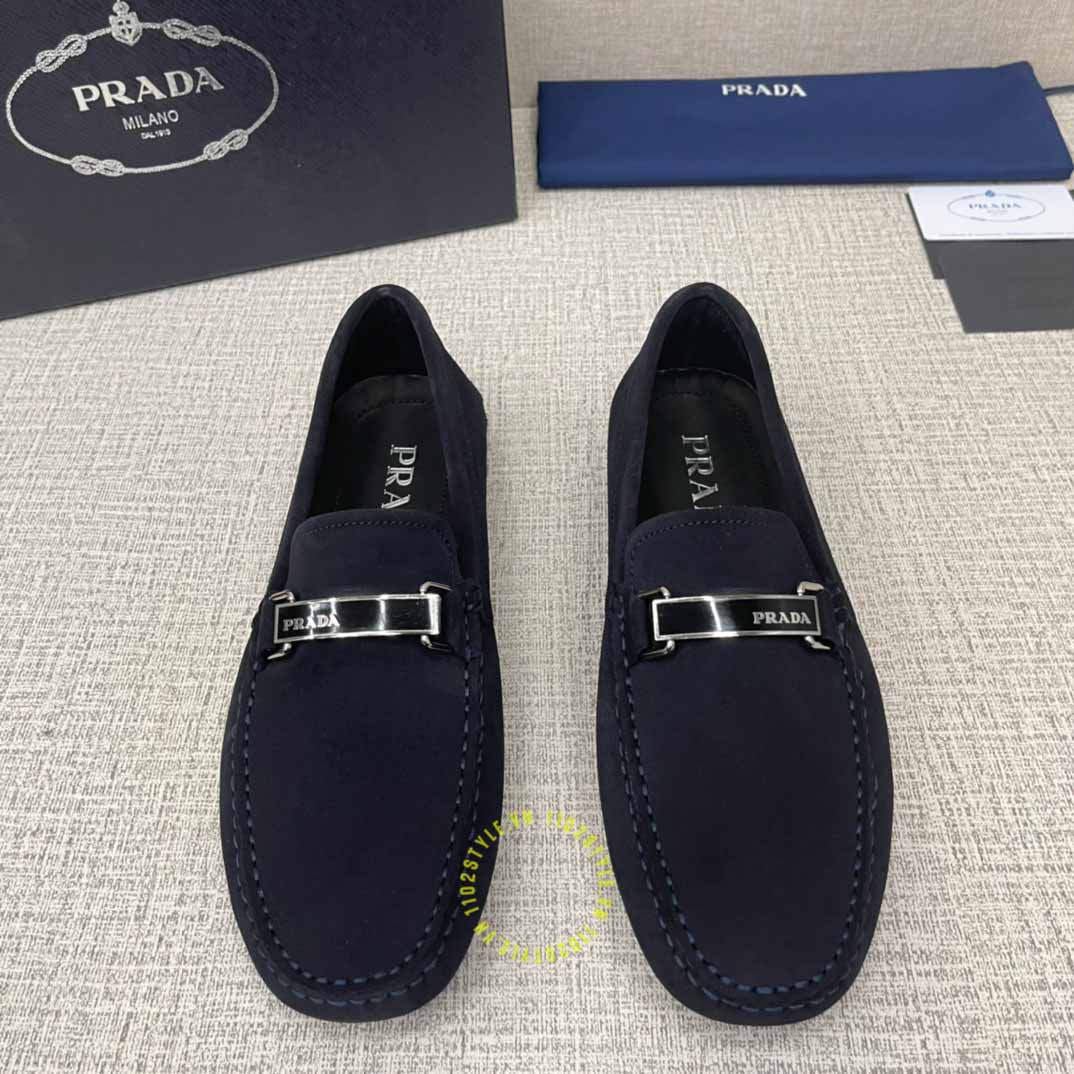 giày moca prada nam
