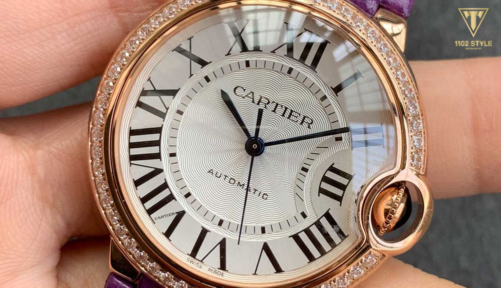 Mặt kính đồng hồ Cartier nữ Fake siêu cấp Replica 1:1