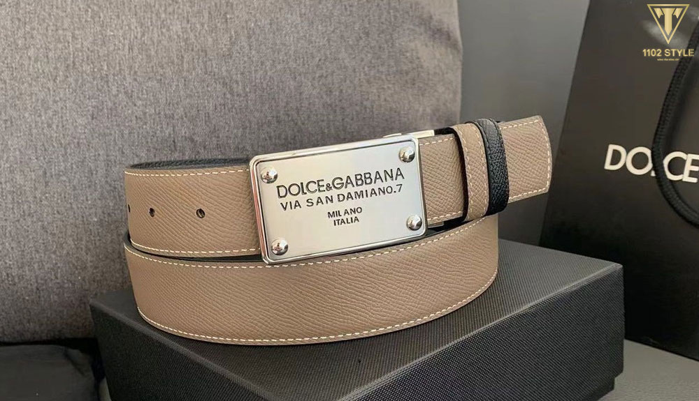 Thắt lưng Dolce Gabbana Buckle Reversible