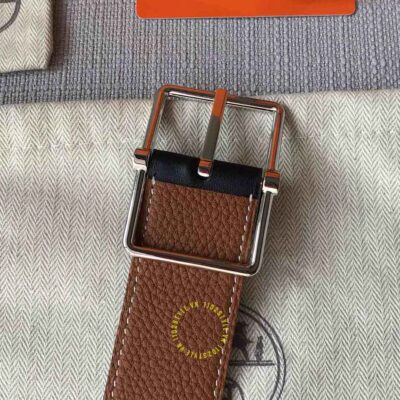 Thắt lưng Hermes dây nâu Like Auth