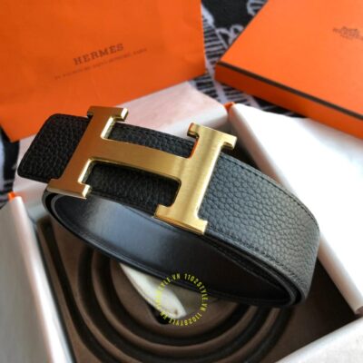 Thắt lưng Hermes Like Auth dây đen sần