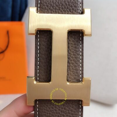 Màu sắc chủ đạo của thắt lưng Hermes màu nâu Like Auth
