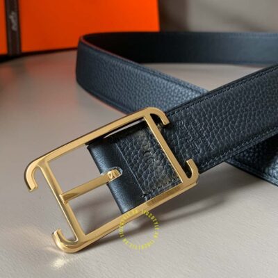 Thắt lưng Hermes dây đen Like Auth
