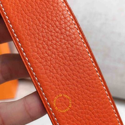 Thắt lưng Hermes màu cam Like Auth