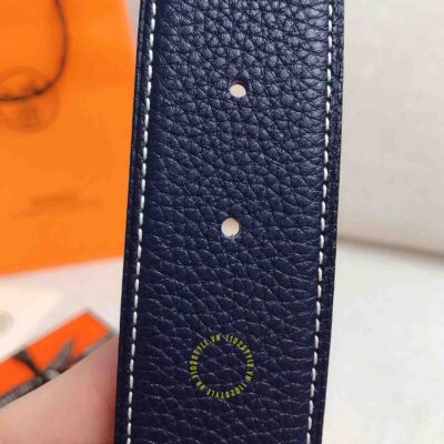 Thắt lưng Hermes xanh than Like Auth