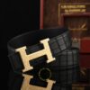 Thắt lưng Hermes khóa vàng họa tiết Like Auth