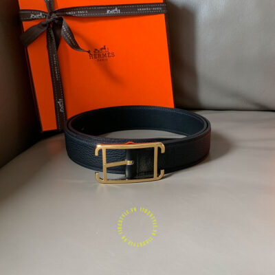 Thắt lưng Hermes dây đen Like Auth