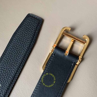Thắt lưng Hermes dây đen Like Auth