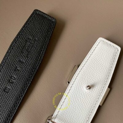 Thắt lưng nam Hermes trắng đen Like Auth