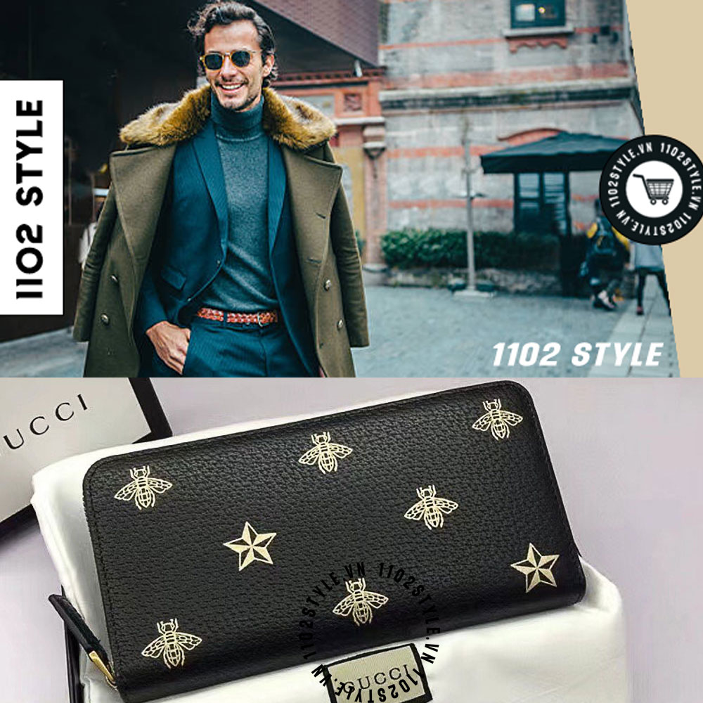 Ví Gucci nam họa tiết con ong có giá cả vô cùng hợp lý