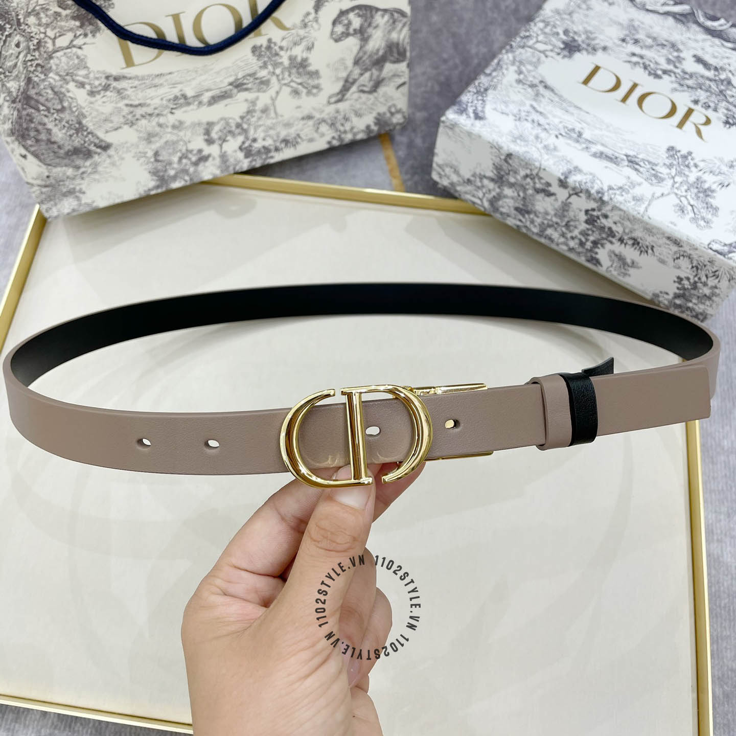 Belt Dior nữ chính hãng