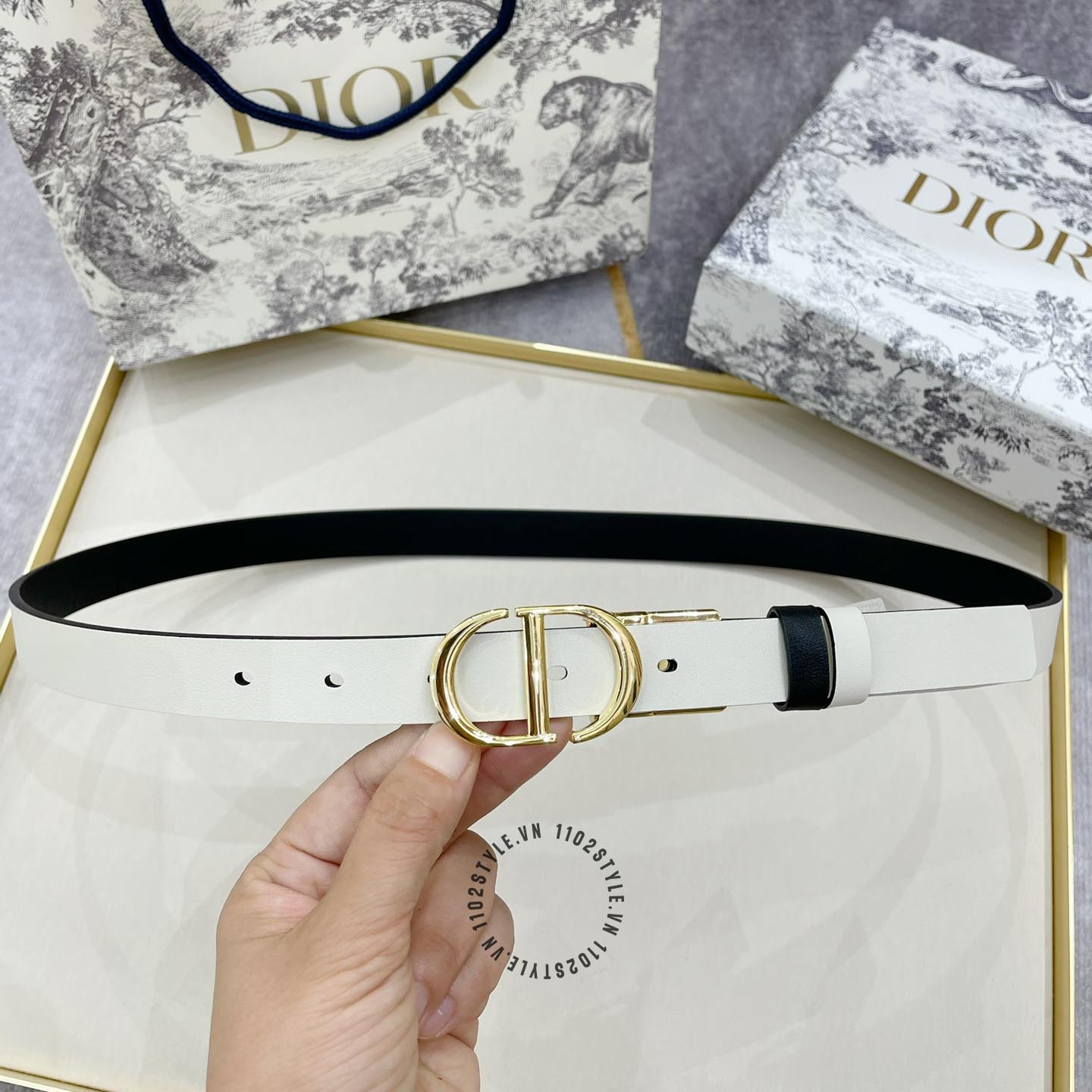 Belt Dior nữ chính hãng