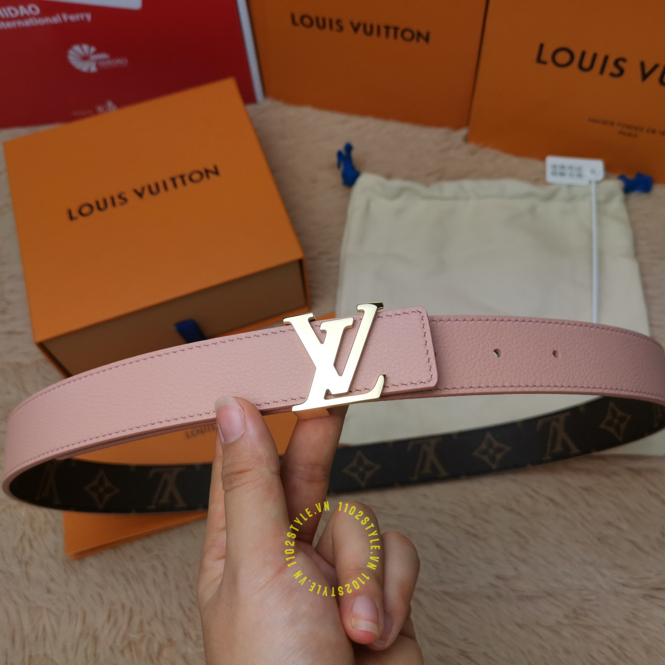 dây nịt louis vuitton nữ