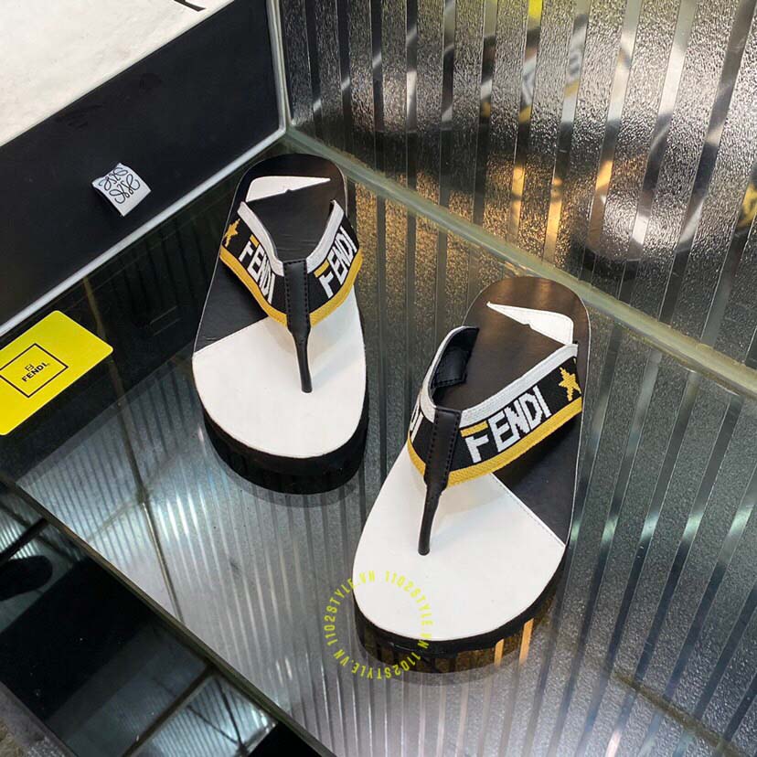 dép nam fendi xỏ ngón