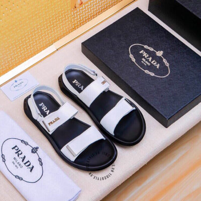 Dép quai hậu nam Prada