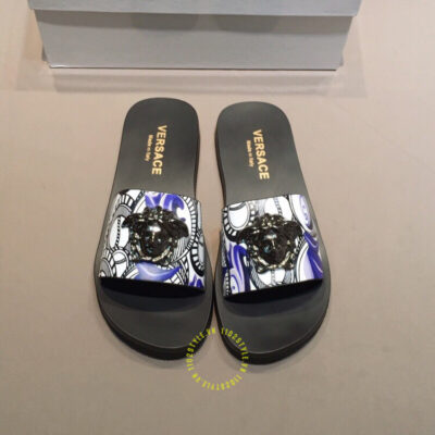 dép quai ngang versace