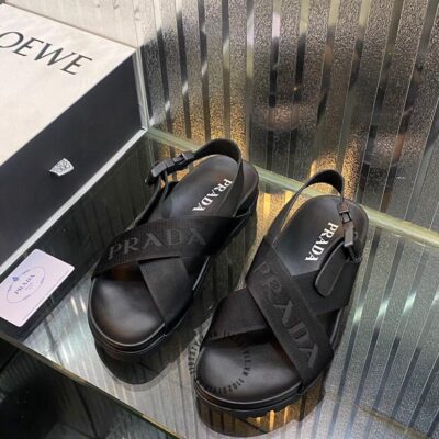 Dép sandal nam Prada