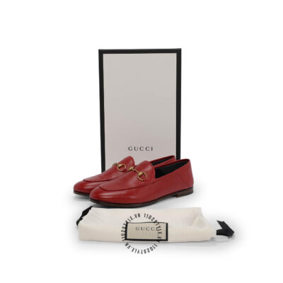 giày lười gucci đỏ