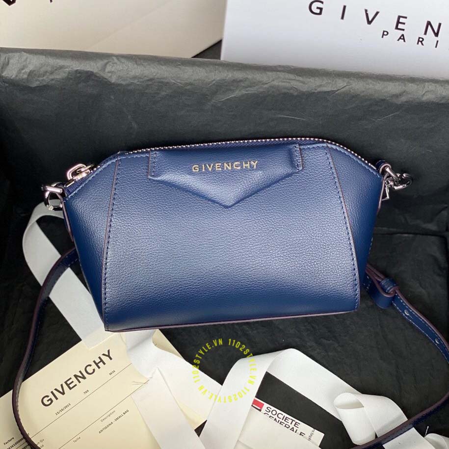 Túi xách Givenchy nữ màu xanh da sần cao cấp Like Authentic
