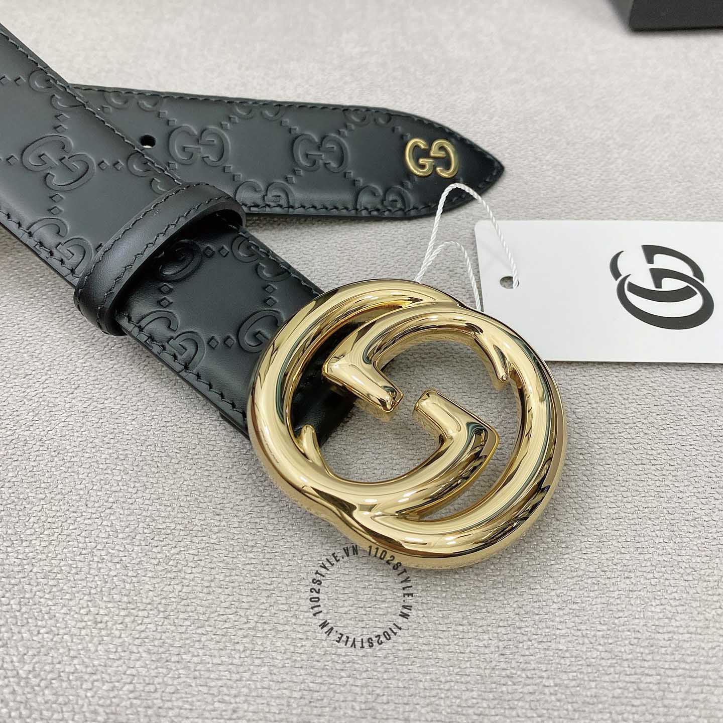 Độ hoàn thiện cao của dây nịt Gucci nam