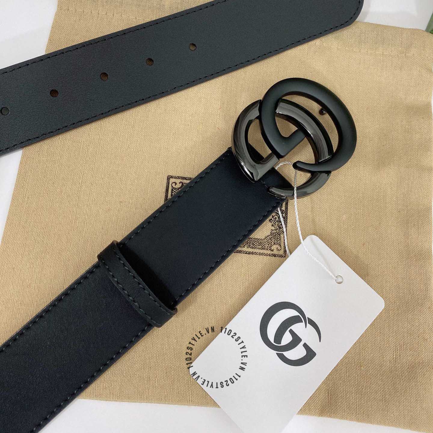 Giá của mẫu thắt lưng Gucci nam mặt khóa màu đen siêu cấp