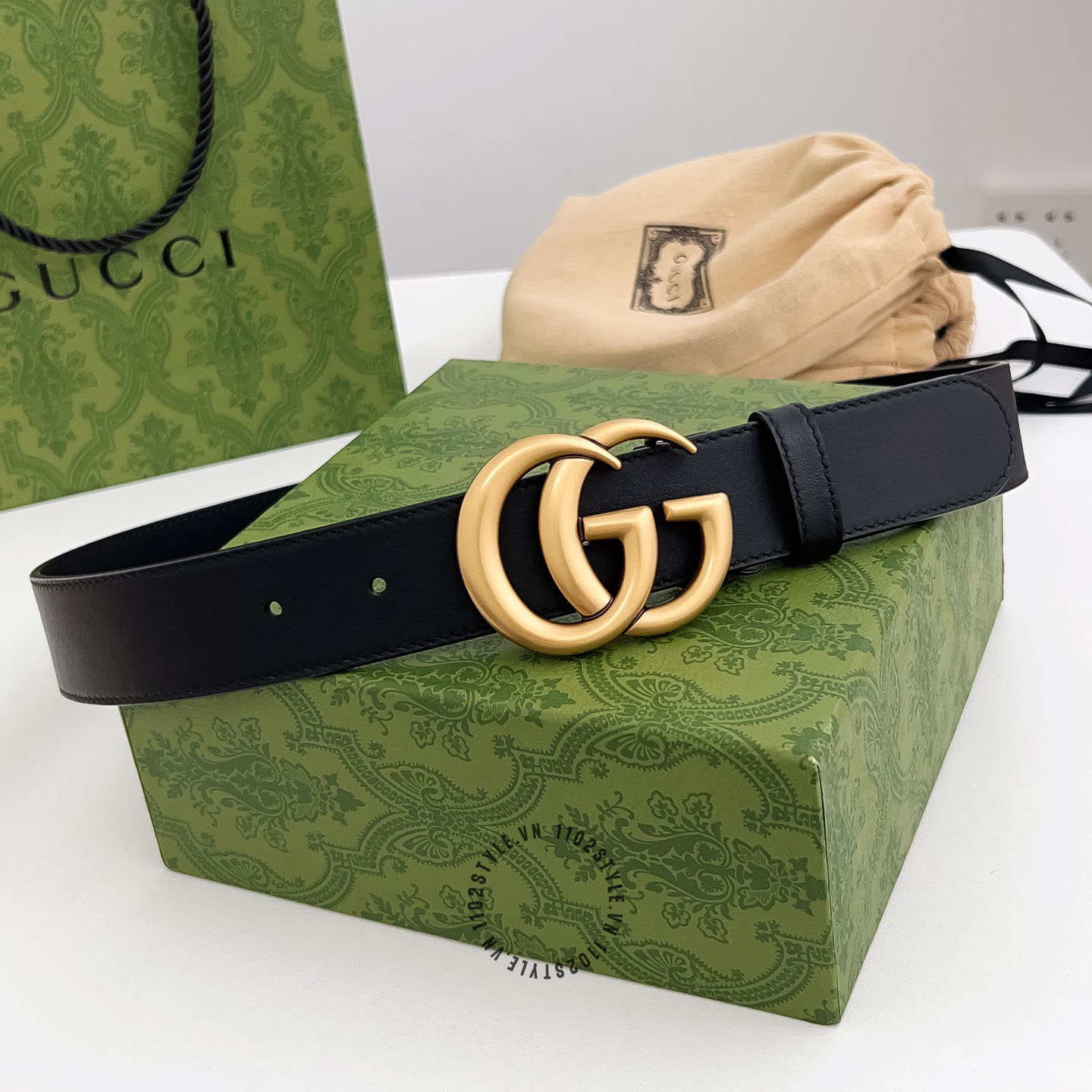 Thiết kế độc đáo riêng biệt của thắt lưng Gucci 
