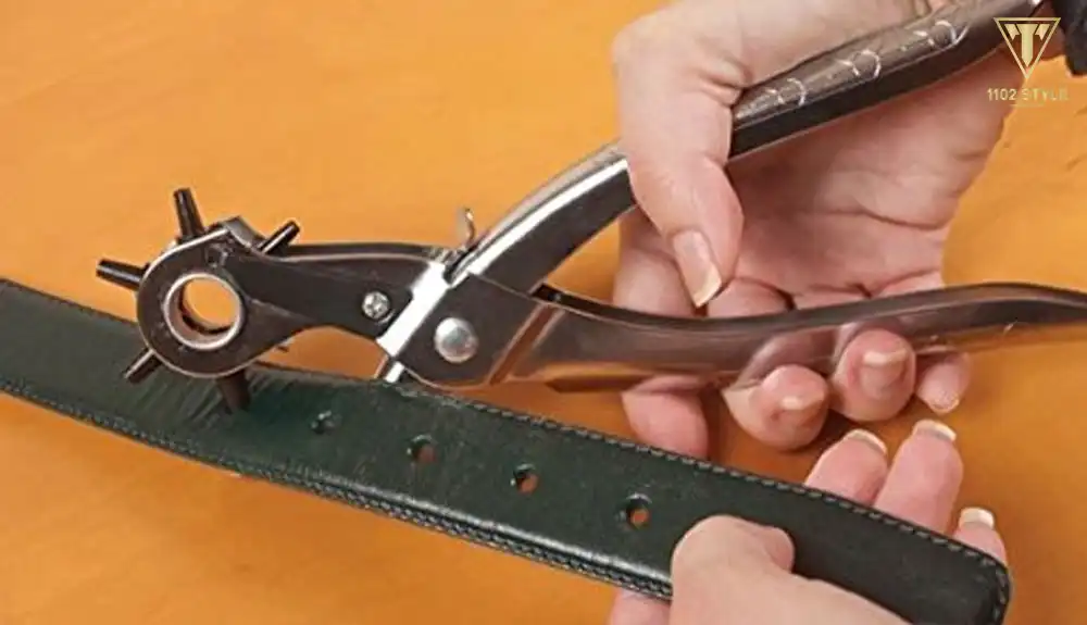 cách đục lỗ thắt lưng