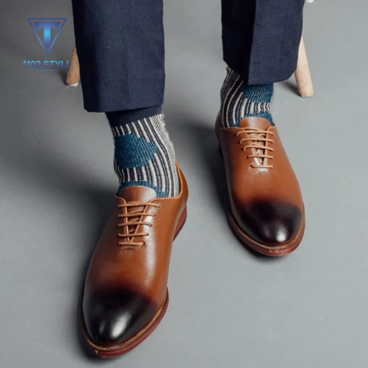 Giày Oxford với quần âu sang, xịn, mịn