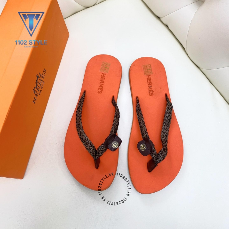 Dép xỏ ngón nam hàng hiệu Hermes