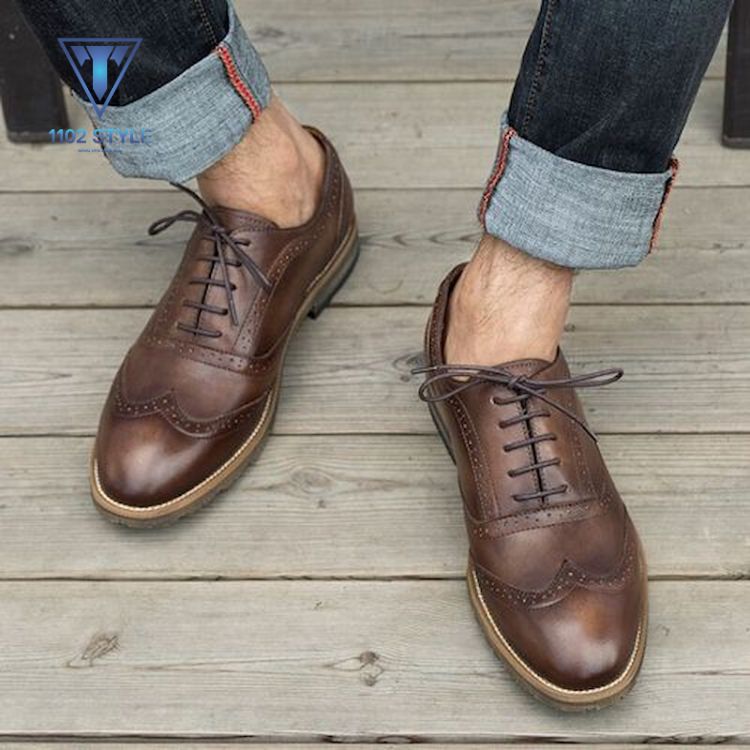 giày phối với quần jean