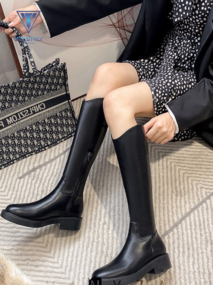 Cách chọn giày boot cổ cao cho nàng chân ngắn