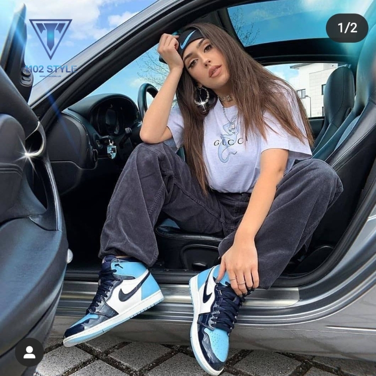 Phối đồ với giày jordan nữ