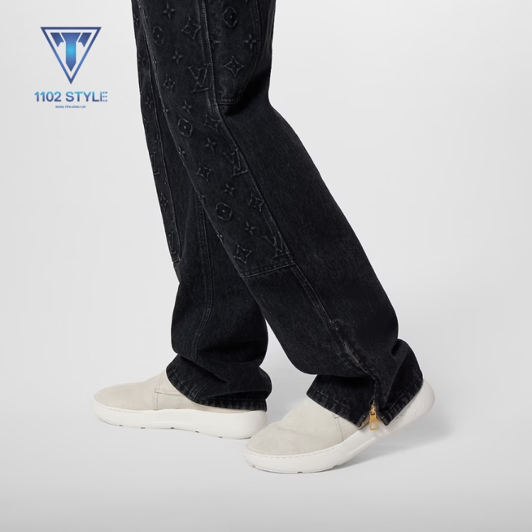 Phối đồ với giày loafer nam cùng quần jean