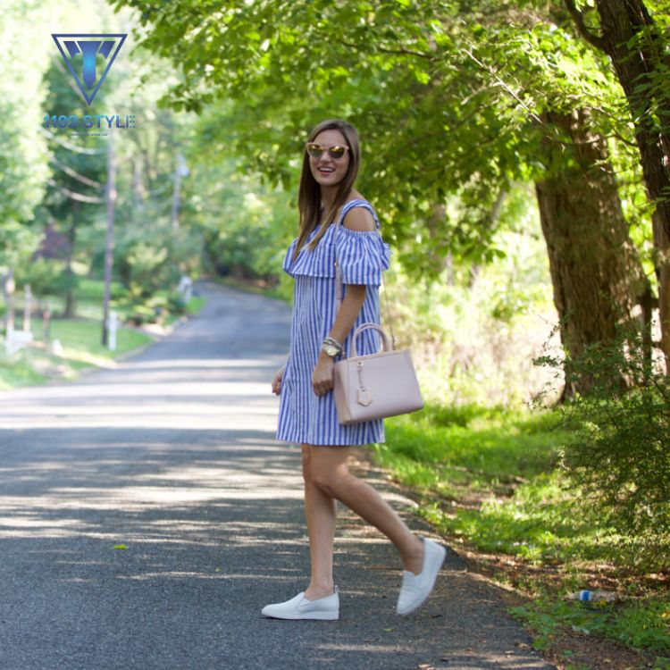 phối đồ với giày loafer nữ