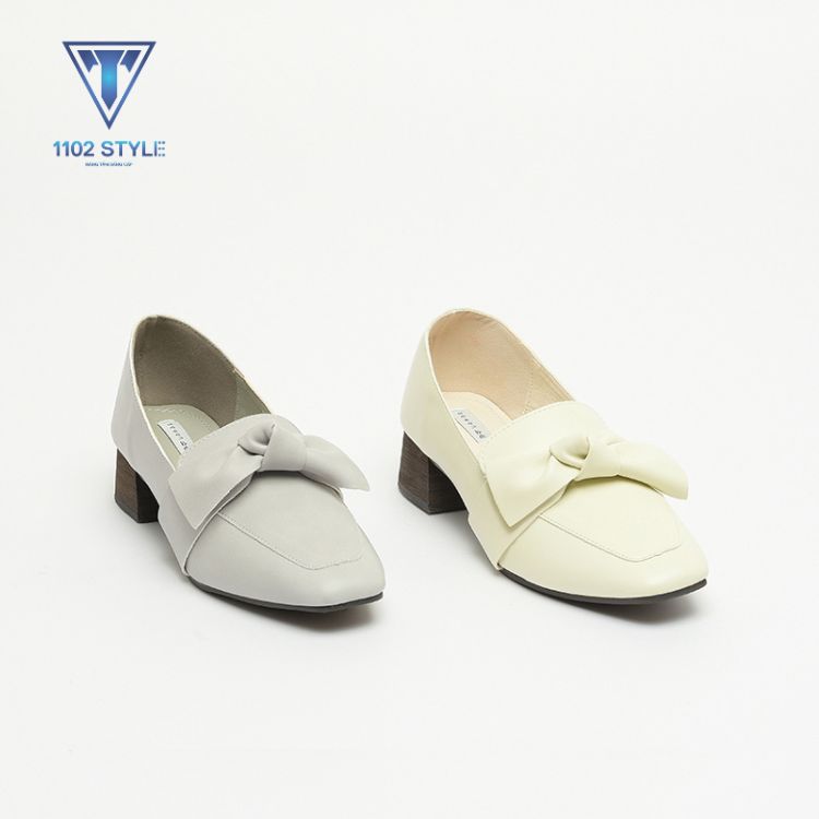 phối đồ với giày loafer nữ