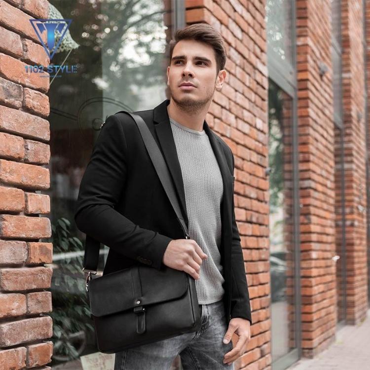 Áo blazer quần âu mang thêm túi đeo chéo - phối đồ với túi đeo chéo nam