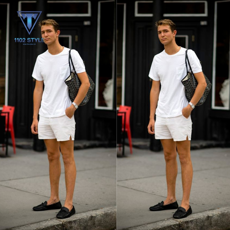 Giày sục nam, quần short - Nâng tầm diện mạo
