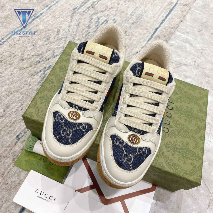 Cách buộc dây giày Gucci hình quả trám